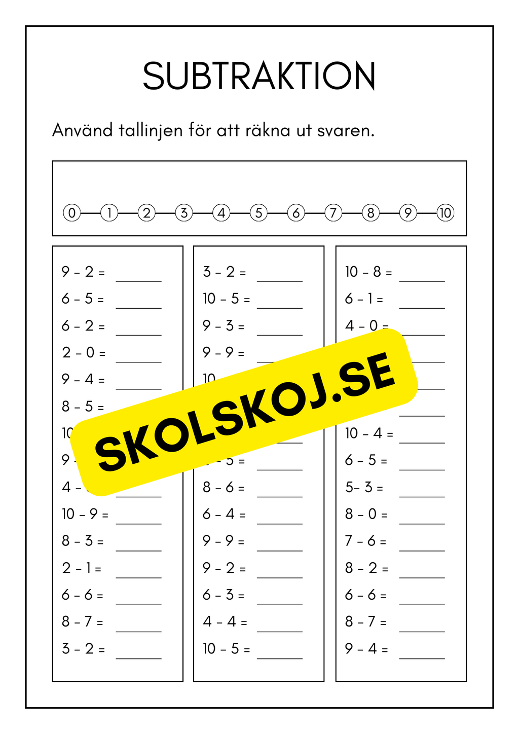 Fröken jag är klar - Yngre elever (26 sidor)