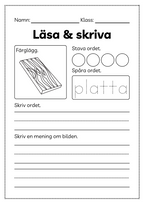 Läsa och skriva - Häfte