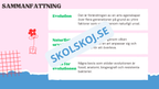 Evolution - Bevisen för hur livet förändras - Årskurs 7 - 9