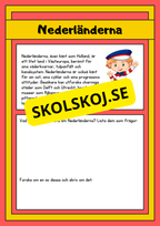 Upptäck världen - Fakta och läsförståelse - 29 sidor