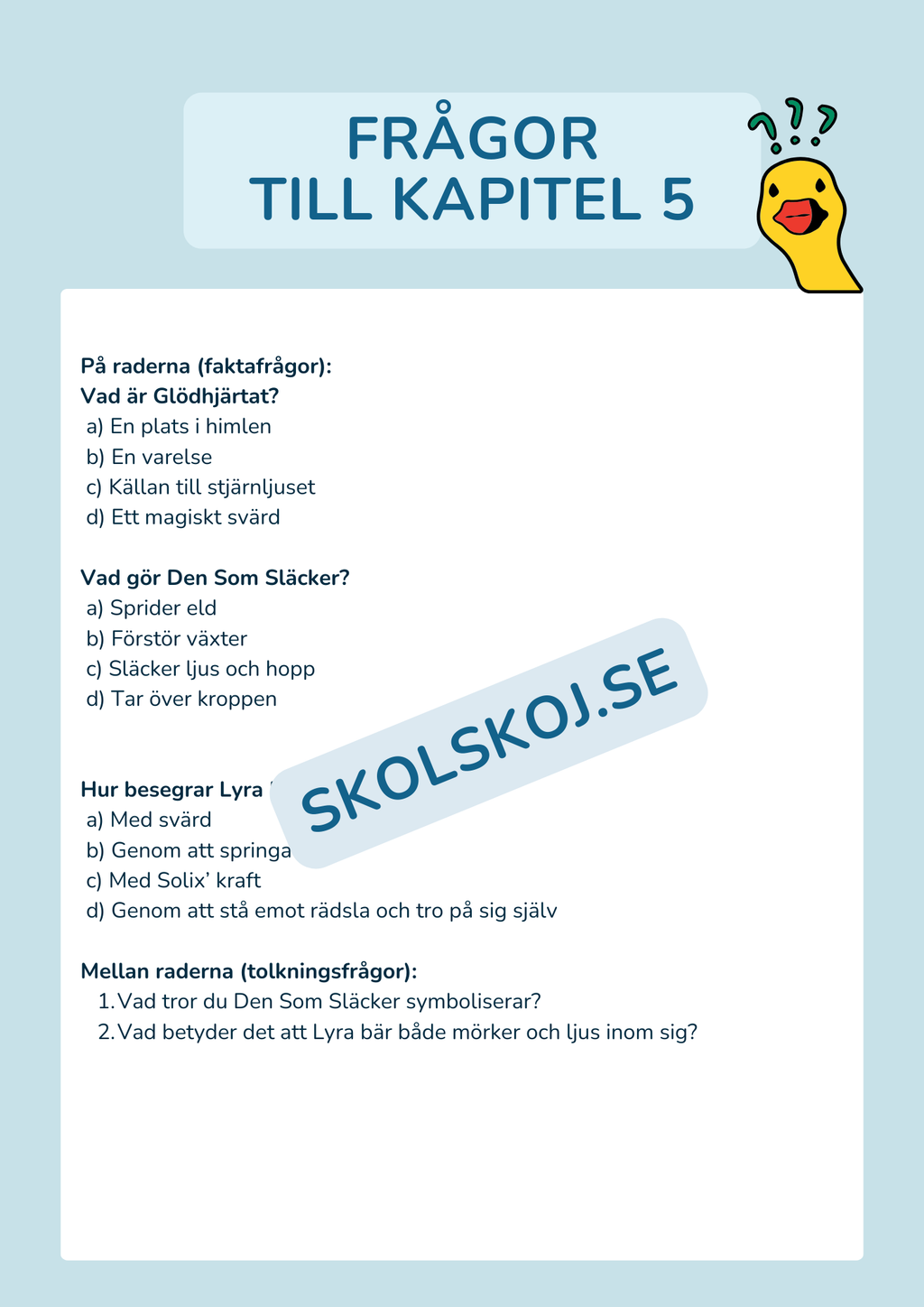 Lyra och Stjärnglödens hemlighet