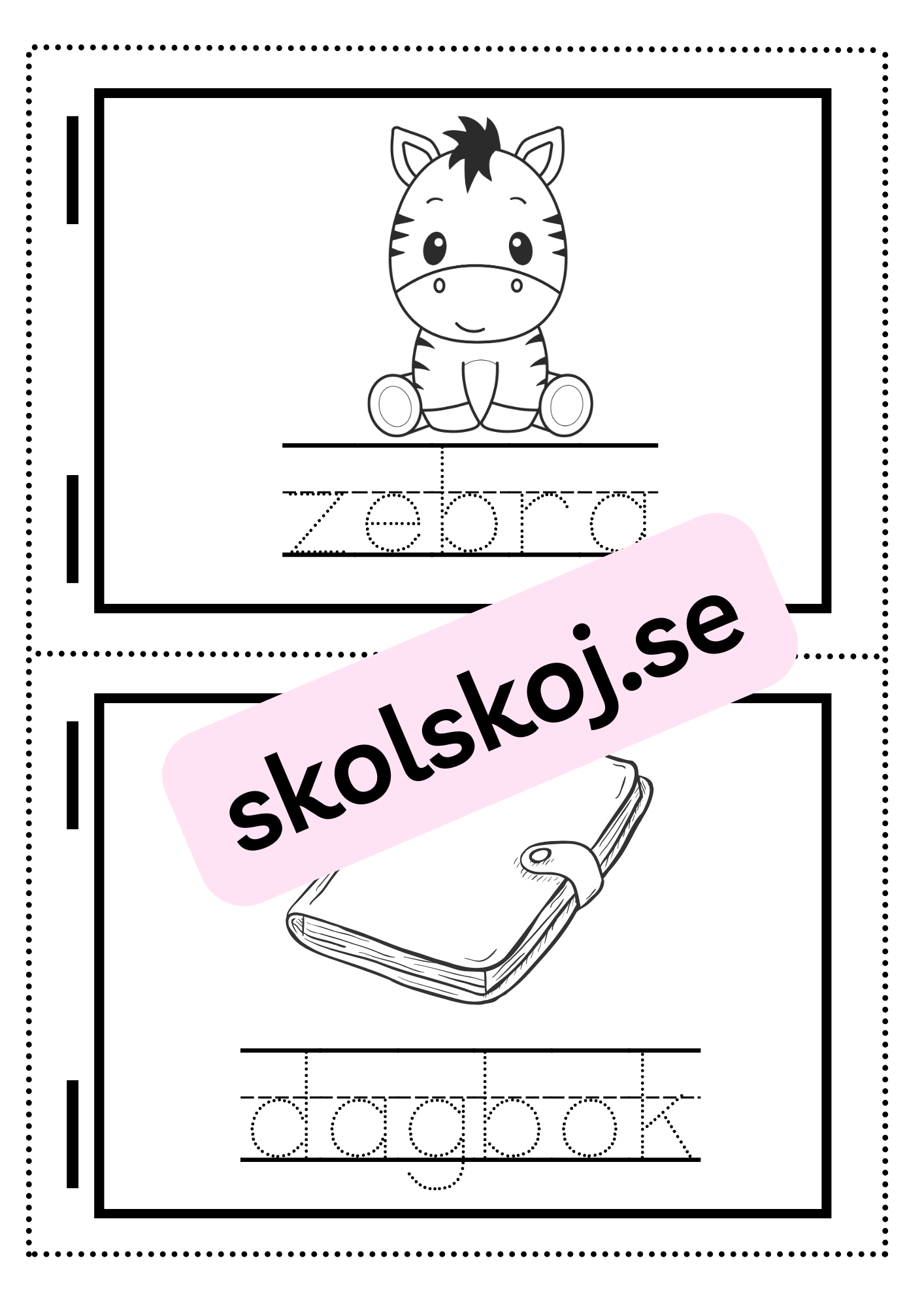 Min skrivbok - Minibok - 40 sidor