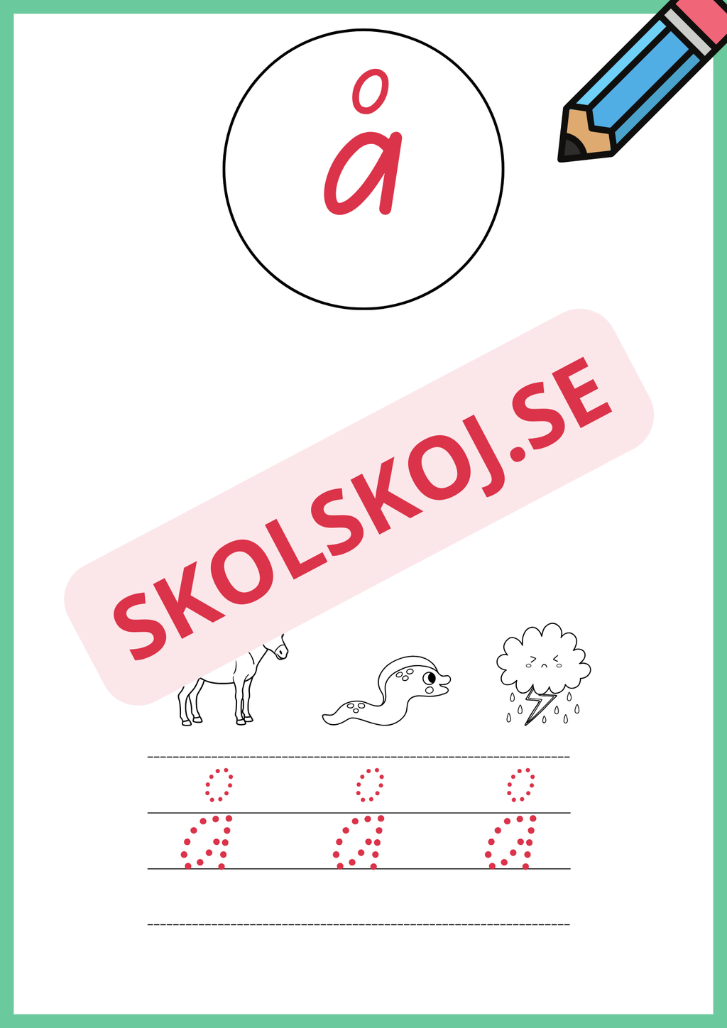 Jag lär mig alfabetet - Hela alfabetet