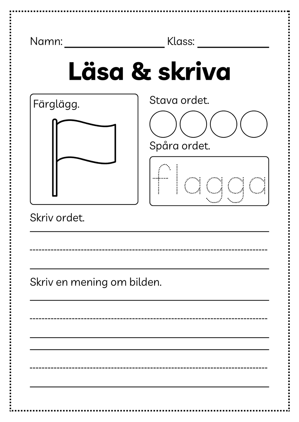 Läsa och skriva - Häfte