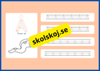Jag lär mig alfabetet - Spåra bokstäver - Häfte
