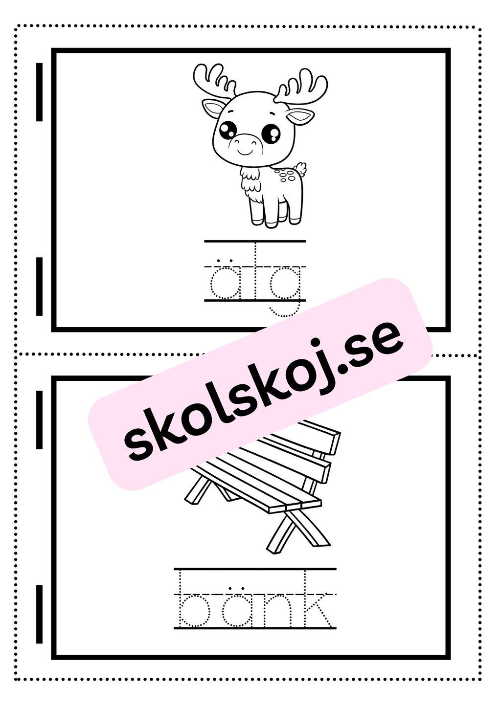 Min skrivbok - Minibok - 40 sidor