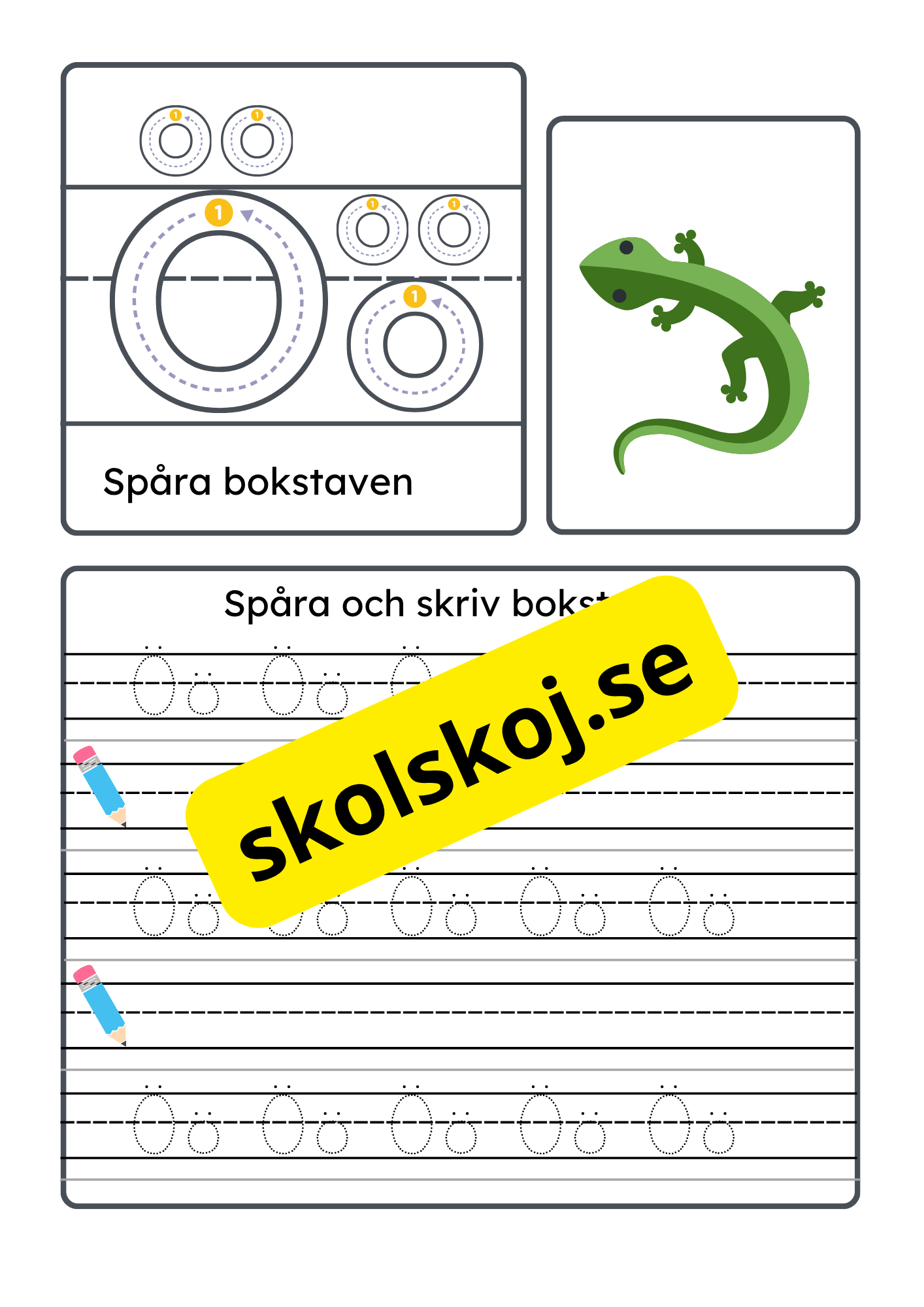Vi lär oss alfabetet - Hela alfabetet