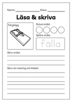 Läsa och skriva - Häfte