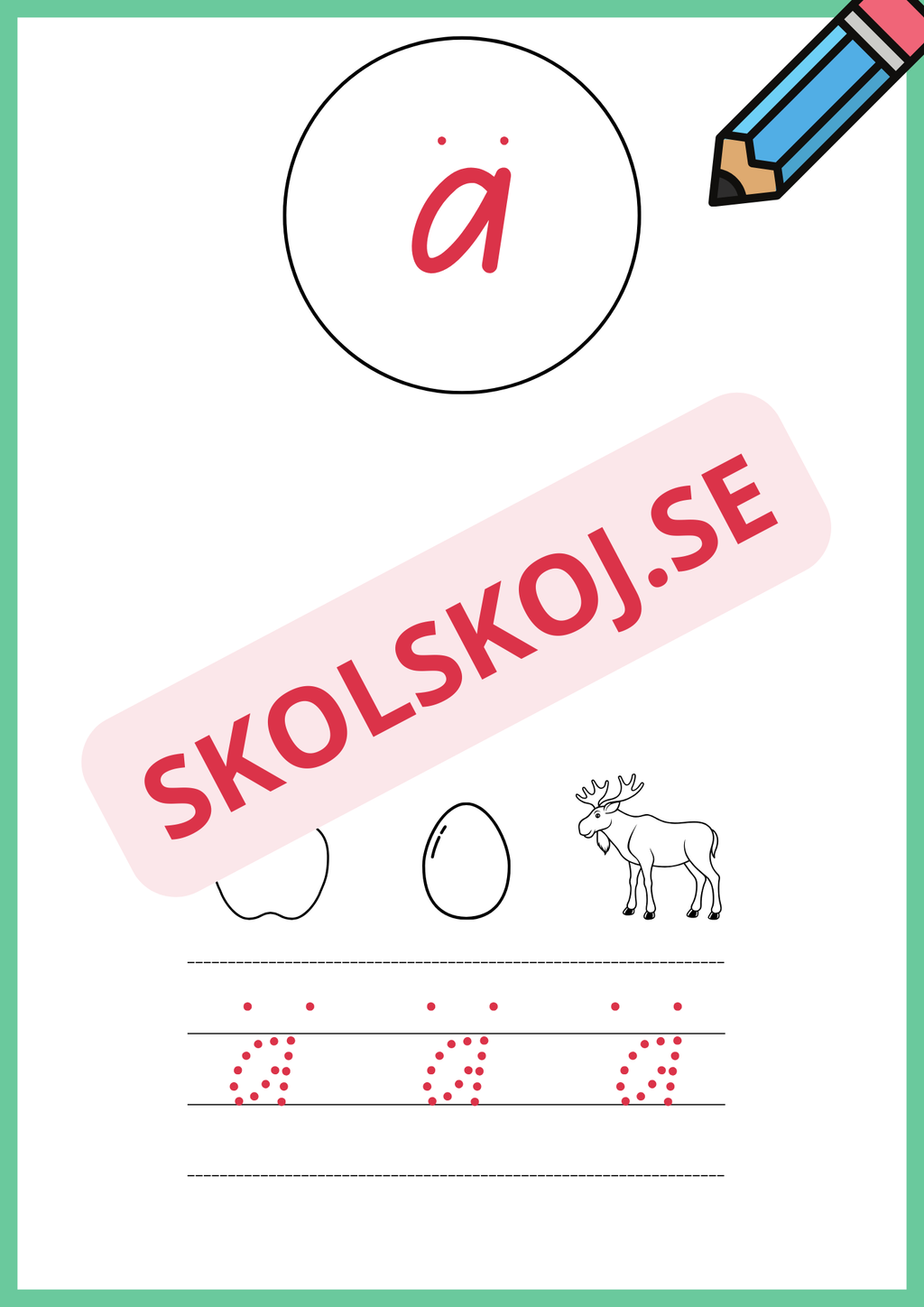Jag lär mig alfabetet - Hela alfabetet