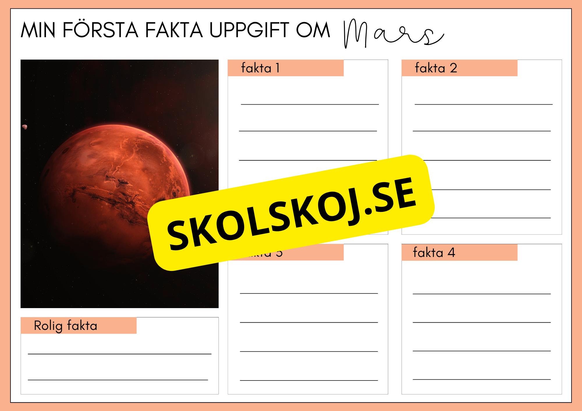 Upptäck solsystemet och skapa din egen planet