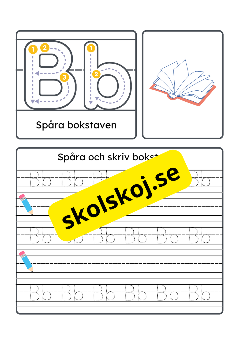Vi lär oss alfabetet - Hela alfabetet