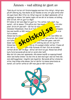 Ämnen överallt - Årskurs 4 - 6