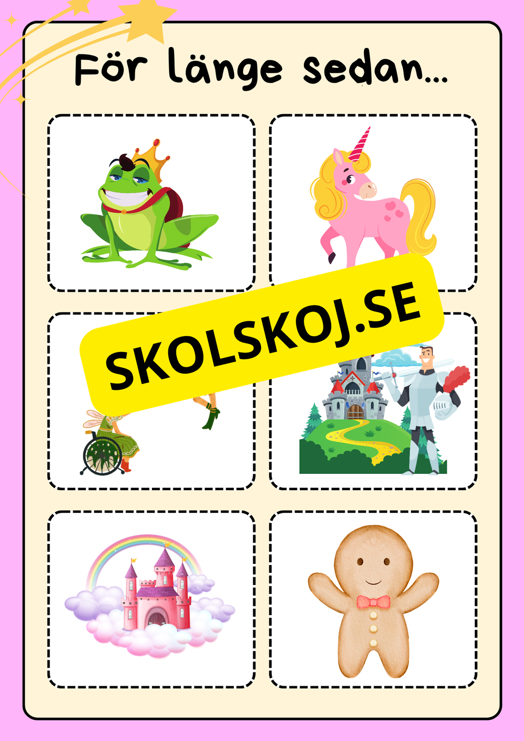Sago- och berättarkort - Fsk - åk 3 (54 kort)