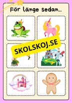 Sago- och berättarkort - Fsk - åk 3 (54 kort)