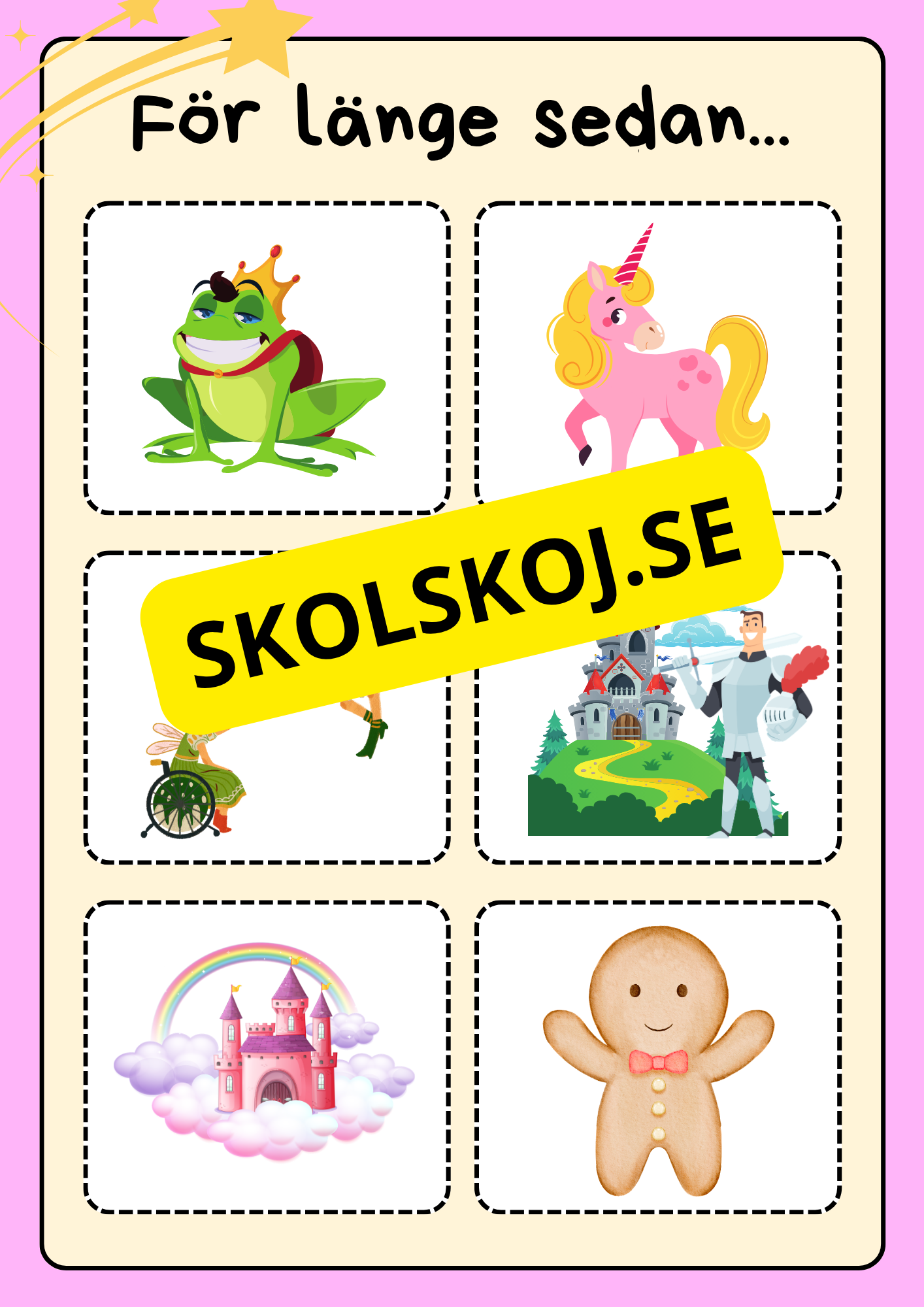 Sago- och berättarkort - Fsk - åk 3 (54 kort)