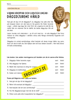 Djurens värld – Läs och lär
