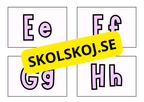 Bokstavskort - Hela alfabetet