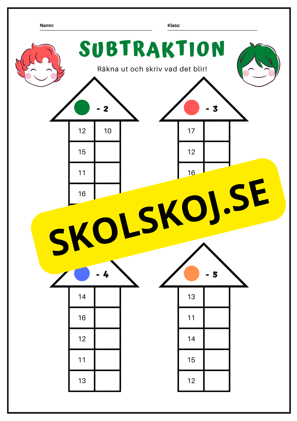Enkel addition och subtraktion