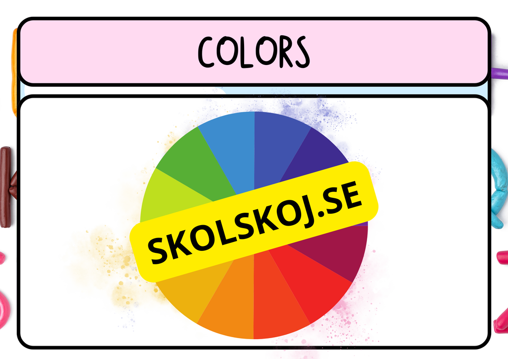 Learn the colors - Activity book
