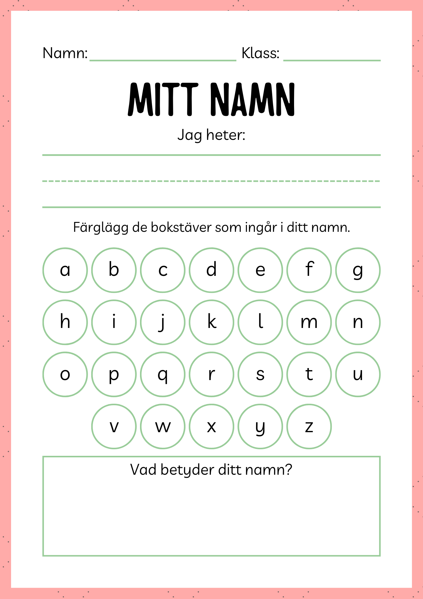 Jag lär mig alfabetet (Versaler och gemener) - 120 sidor
