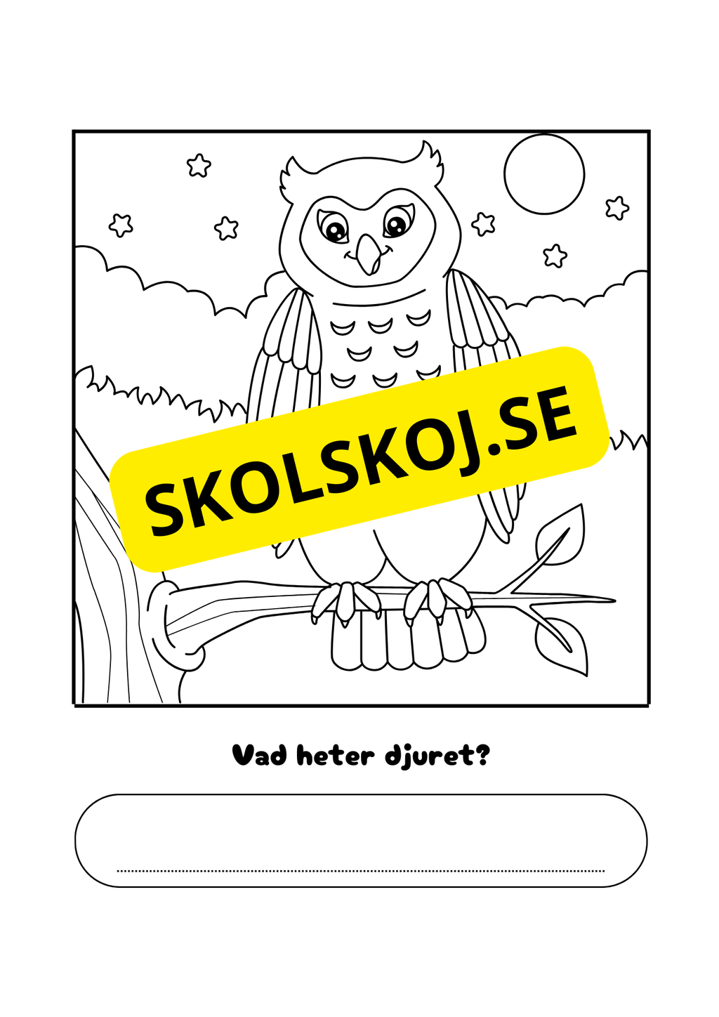 Vad heter djuret?