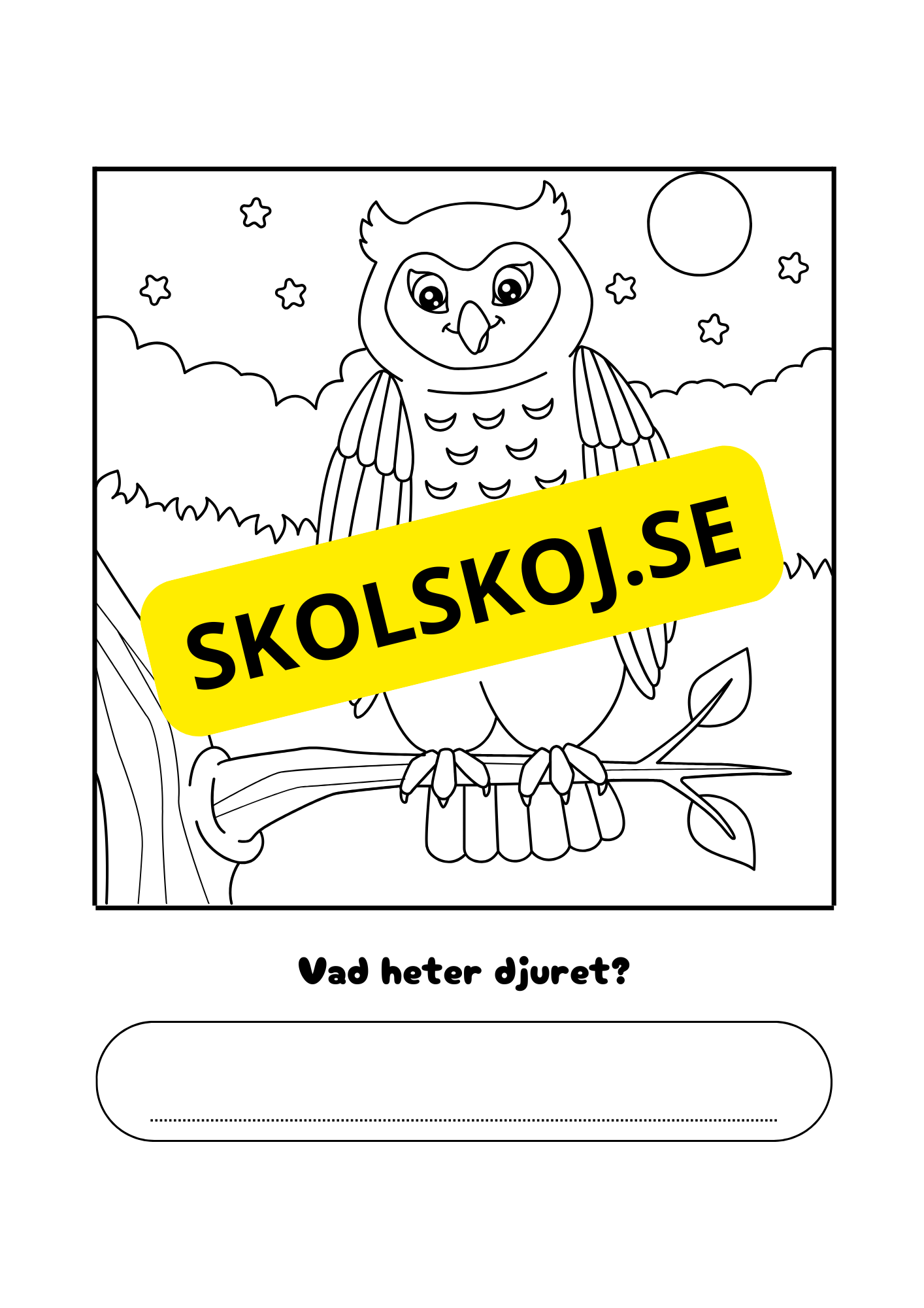 Vad heter djuret?