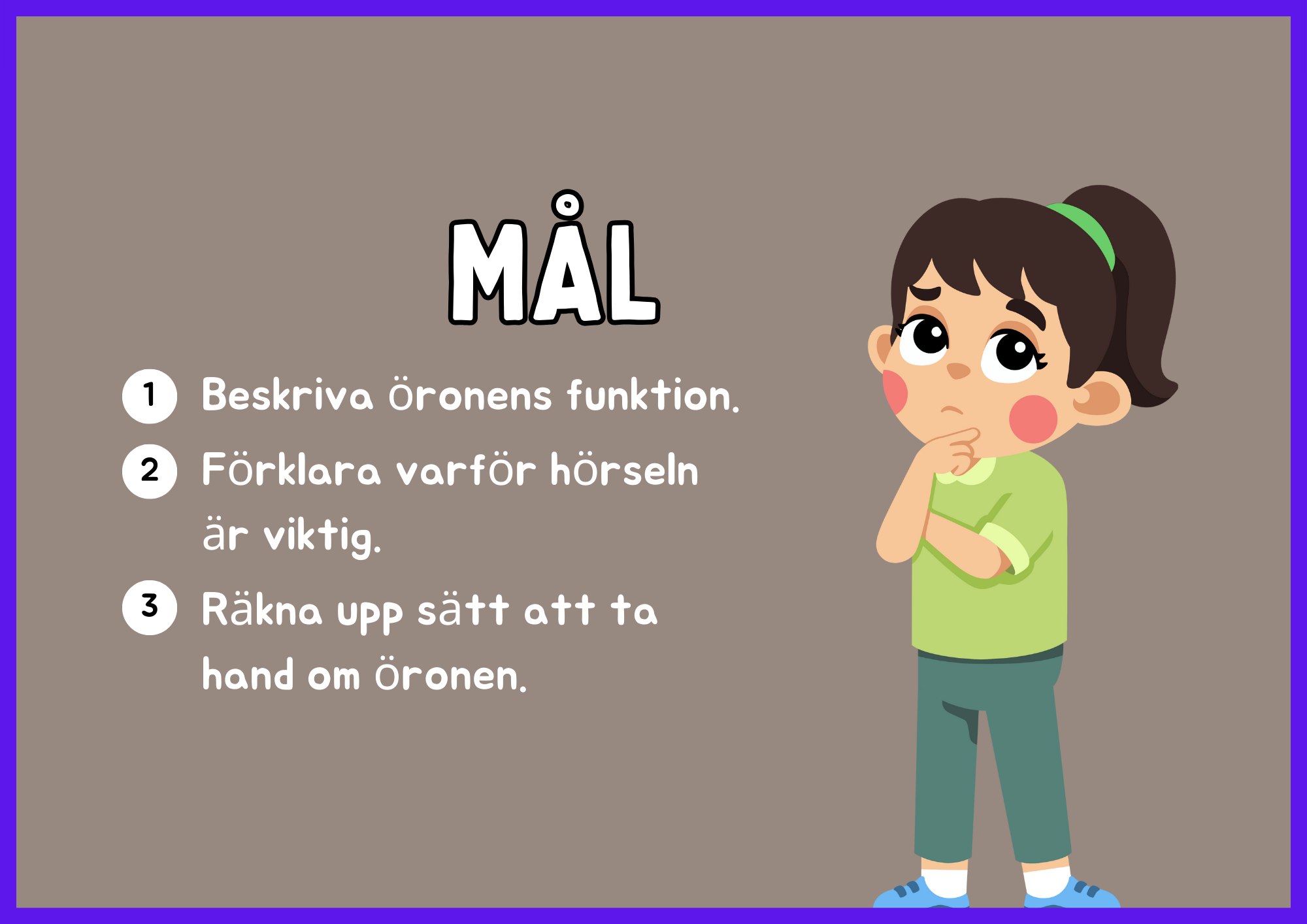 Hörsel - Presentation - Frågor