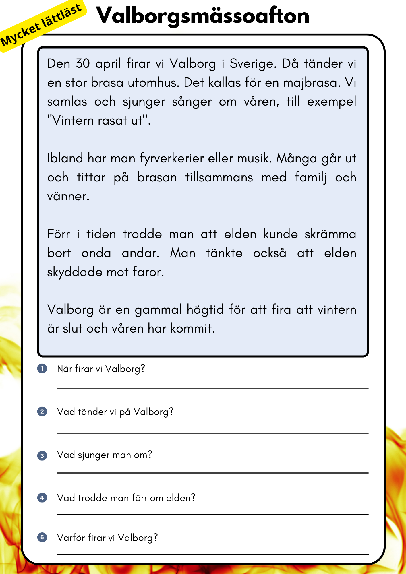 Valborgsfirande i Sverige