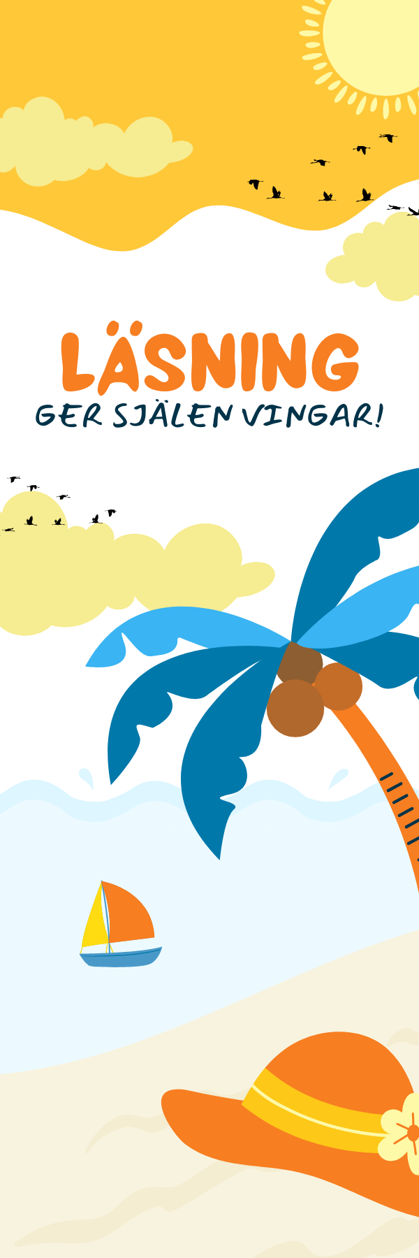 Bokmärken - Tema: Sommar (8 st)