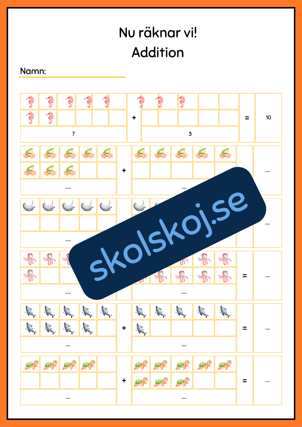 Nu räknar vi - Addition