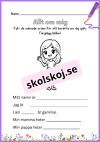 Allt om mig - 2 olika versioner