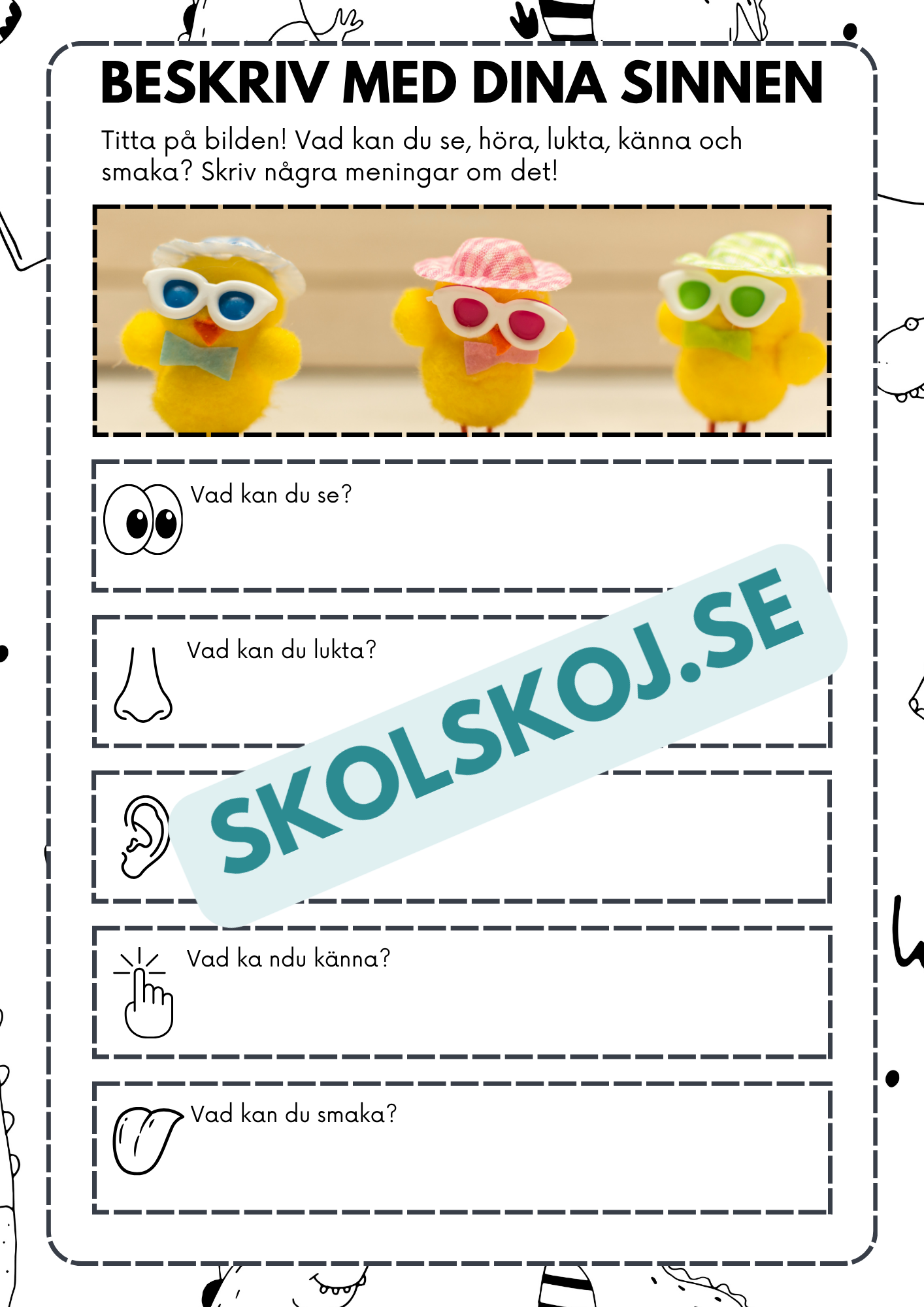 Beskriv med dina sinnen