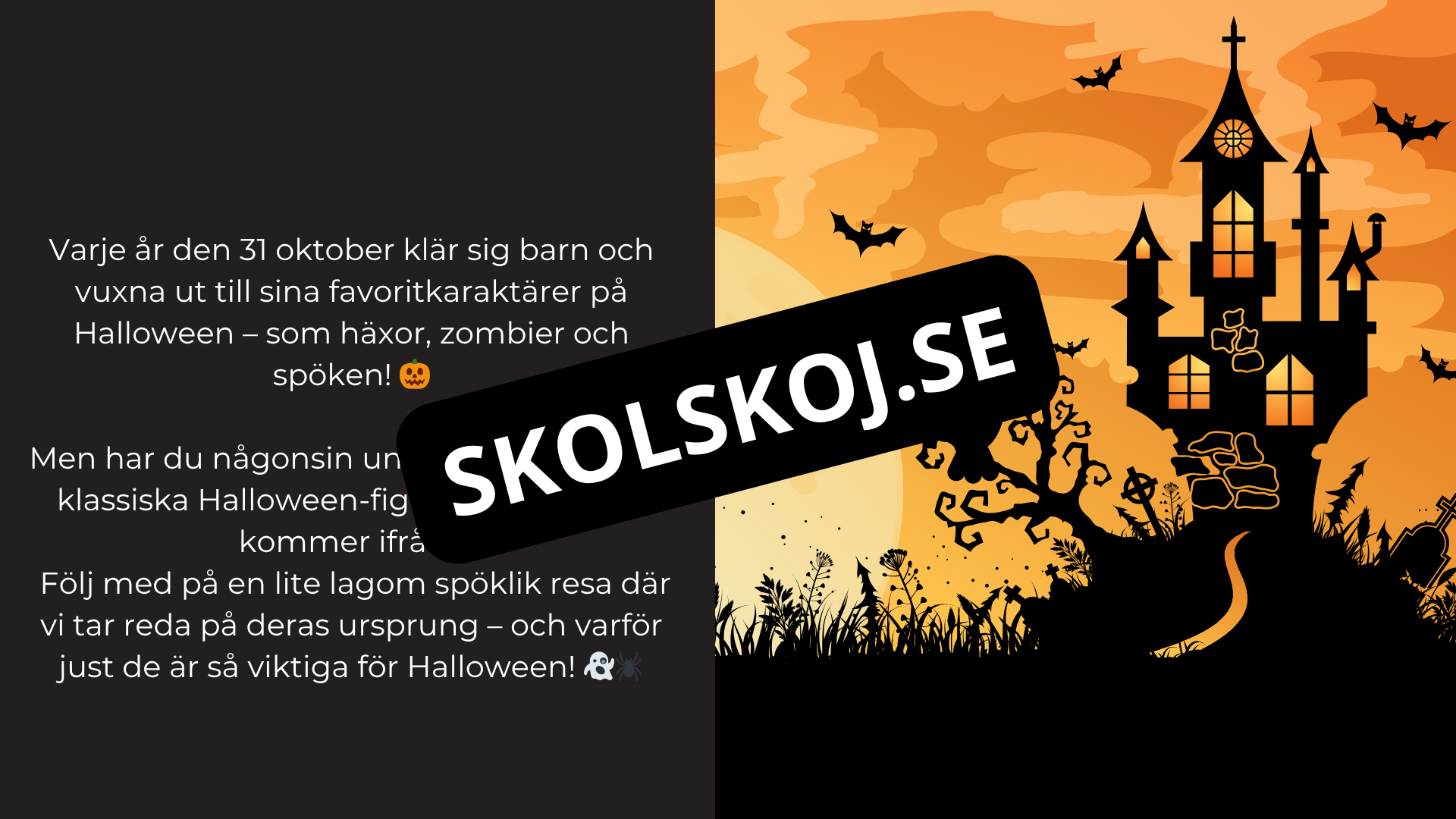 Klassiska figurer från Halloween