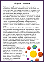 Upptäck rymden - Fakta - Årskurs 4 - 6
