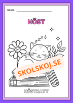Höst - Målarbok
