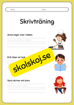 Häfte - Skrivträning