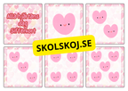 Alla hjärtans dag - Sifferkort