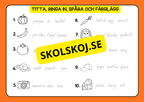 Titta, ringa in, spåra och färglägg