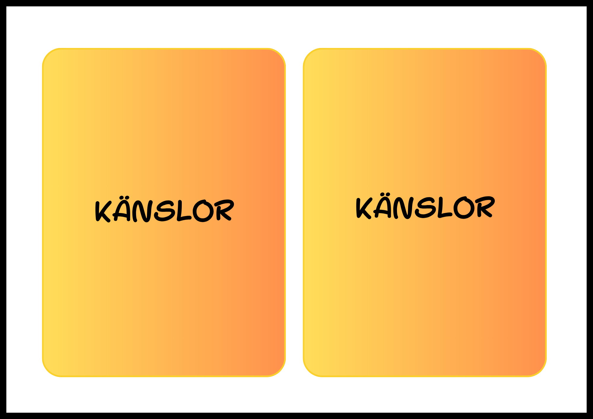 Memory - Känslor