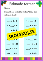 Saknade termer - Häfte