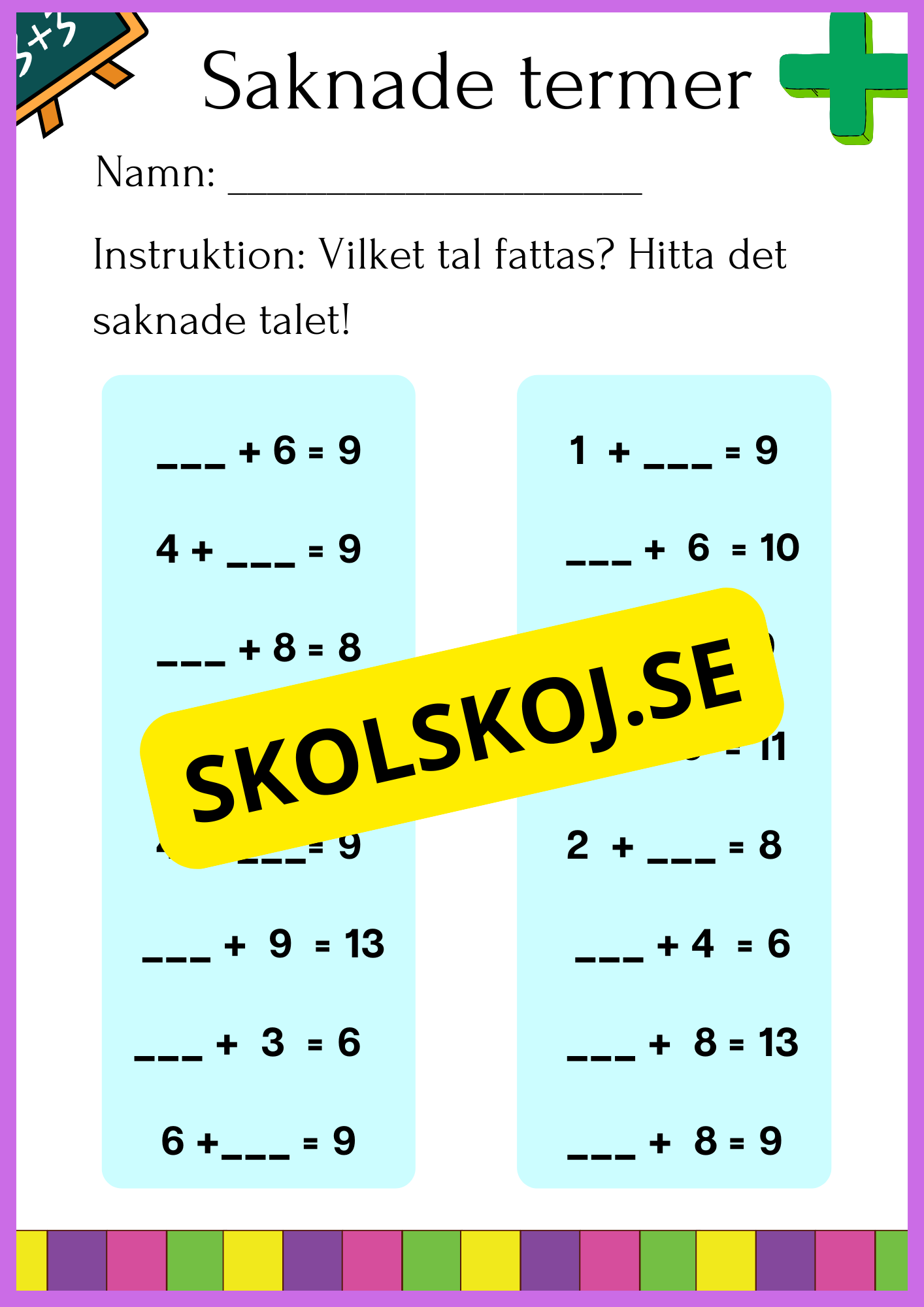 Saknade termer - Häfte