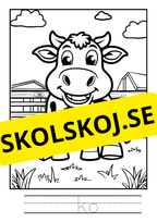 Bondgårdsdjur - Målarbok