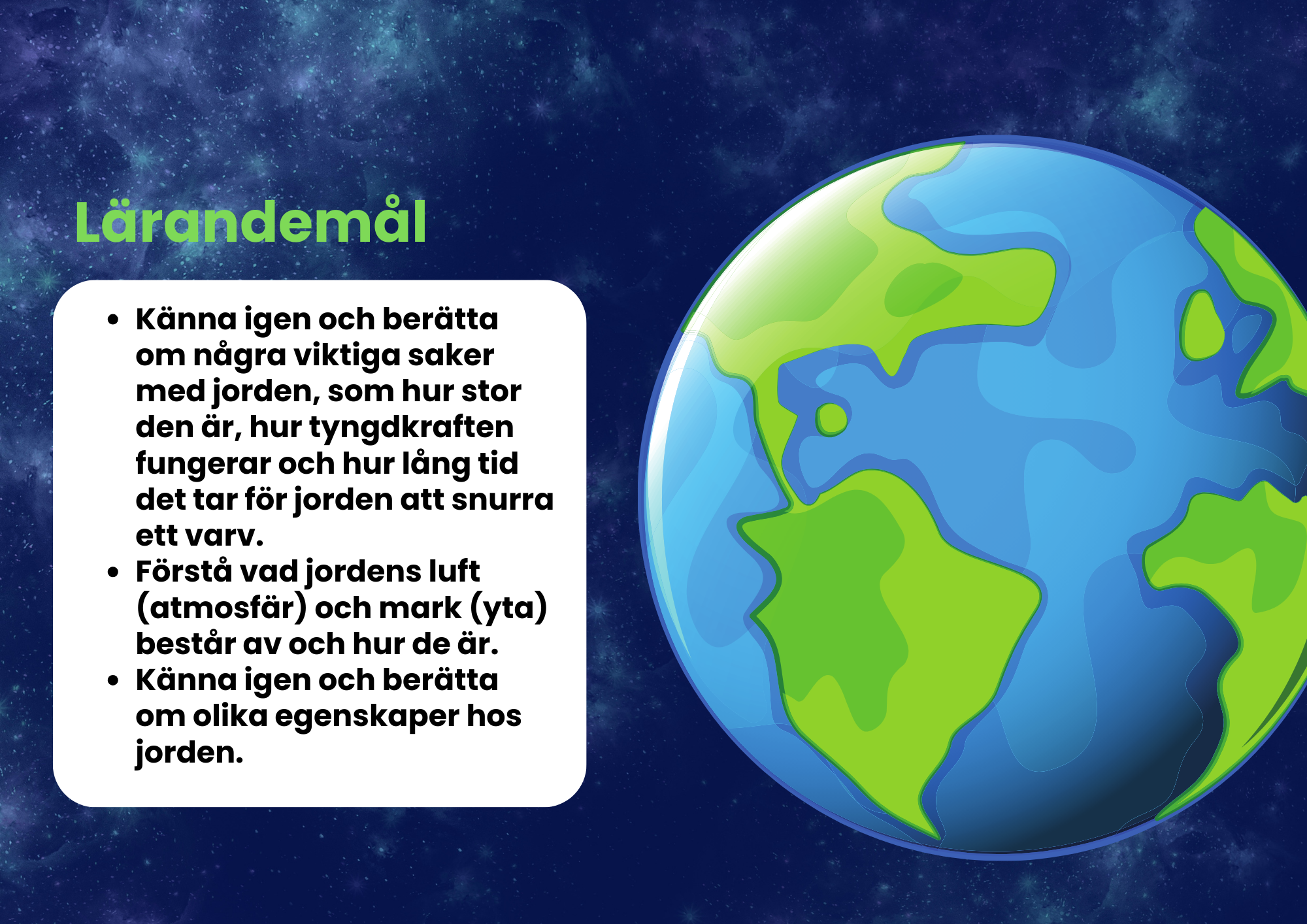 Jorden - Vårt hem - Utforska jorden