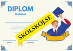 Diplom - Skolavslutning (5 st)
