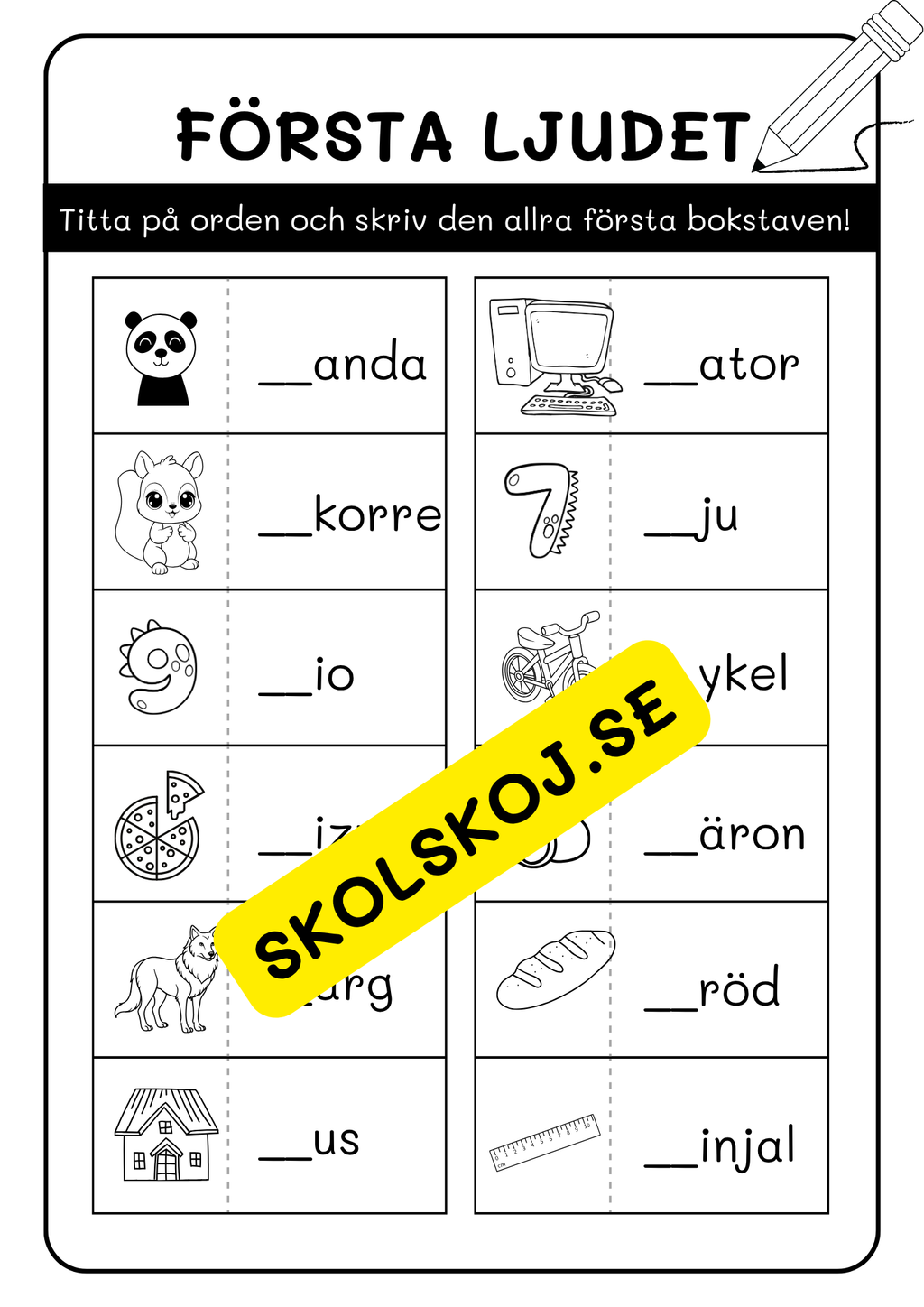 Häfte - Första ljudet