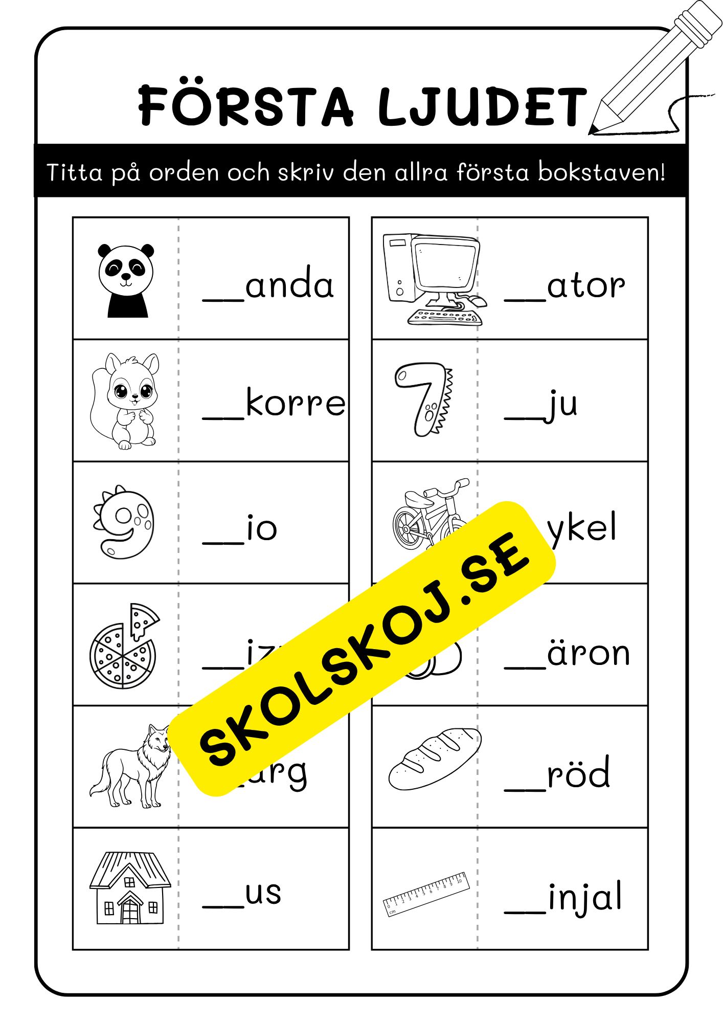 Häfte - Första ljudet
