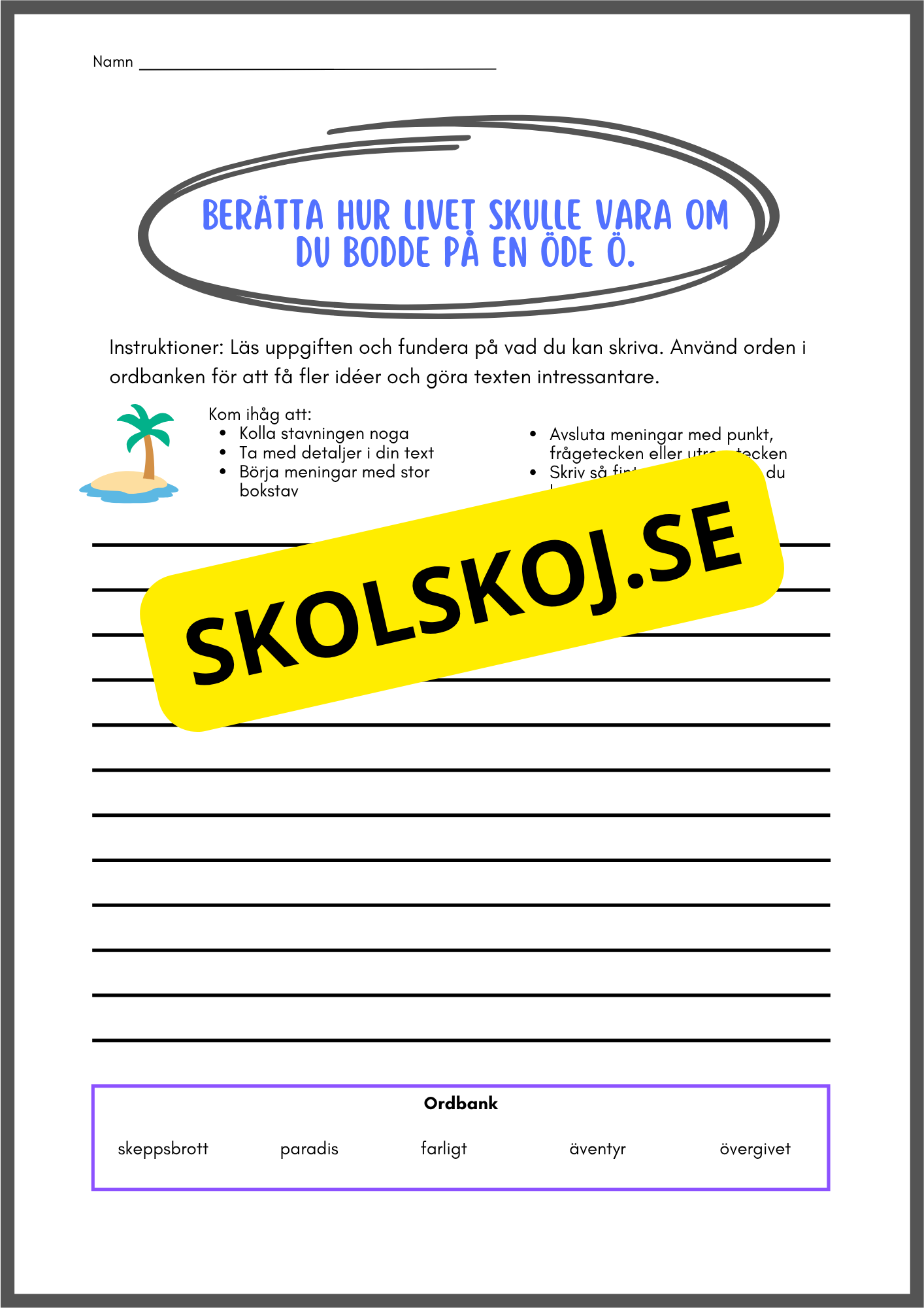 Skriv och lek med ord