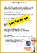 Kemins magiska värld - Fakta + frågor - Åk 4 - 6