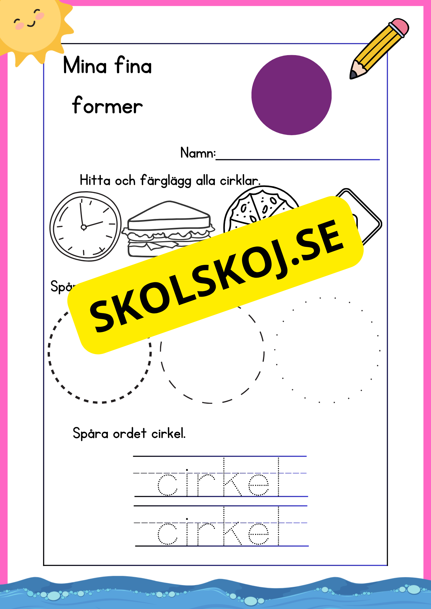 Mina fina former - Fk - Åk 3