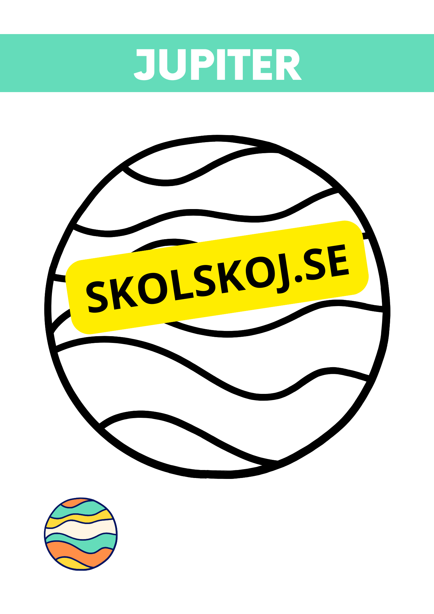 Solsystemet - Akvarellmålning